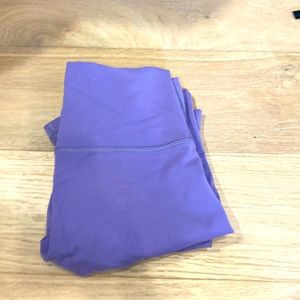 Lilac purple limited edition lululemon wonder under leggings